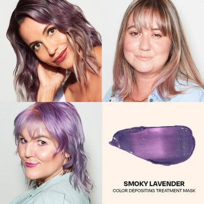 Overtone Smoky Lavender Hair Mask Semi-Permanent Hair Dye & Color Conditioner- Vegan - New