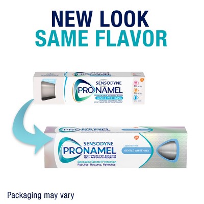 Sensodyne ProNamel Gentle Whitening Toothpaste for Sensitive Teeth 4oz/2pk - Imperfect Box