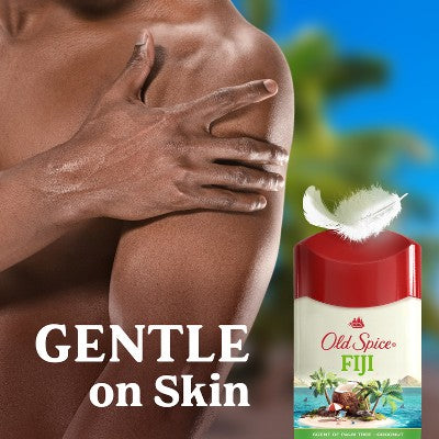 Old Spice Men's Fiji with Palm Tree Antiperspirant Deodorant 2.6oz - Imperfect Container