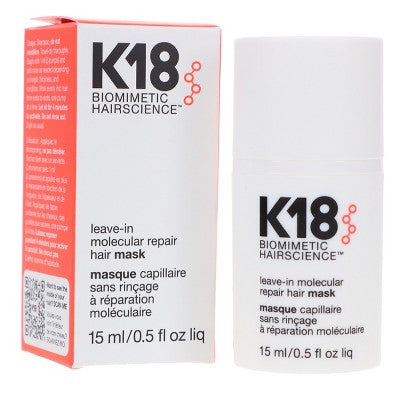 K18 Leave-In Molecular Repair Hair Mask 0.5 oz - Imperfect Box