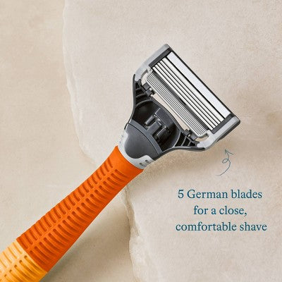 Harry's 5-Blade Men's Razor Blade Refills 4pk Compatible with All Harry's and Flamingo Razors - New