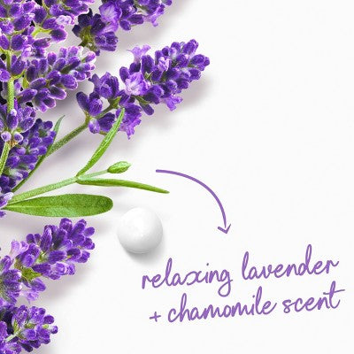 Dove Relax Body Wash Pump Lavender & Chamomile 24hr Lotion-Soft Skin 30.6 fl oz - Imperfect Container