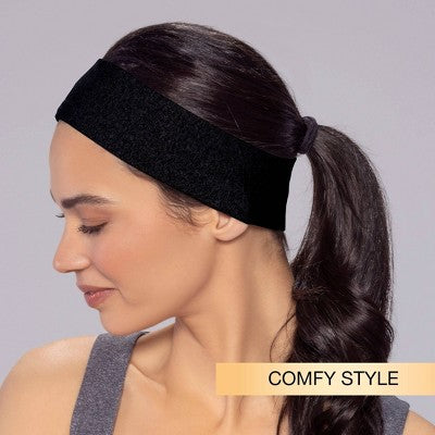 Scunci by Conair No Damage Stretch Fabric Headbands Black  5pcs - New