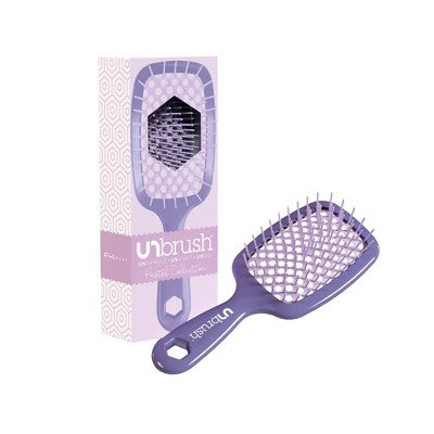 UNbrush Detangler Hair Brush Lavender Dark Purple - Imperfect Box