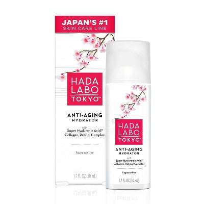 Hada Labo Tokyo Anti-Aging Hydrator Face Serum with Super Hyaluronic Acid 1.7 fl oz - New