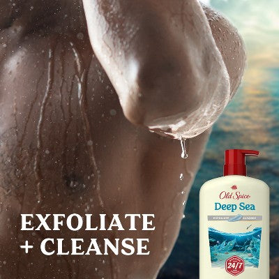 Old Spice Men's Body Wash Deep Cleanse with Deep Sea Minerals 30 fl oz - Imperfect Container