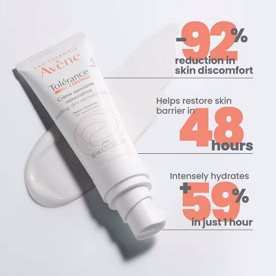 Avene Tolerance Control Soothing Skin Recovery Face Cream 1.3 fl oz - Imperfect Box