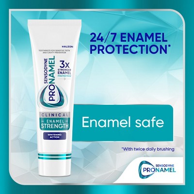 Sensodyne Pronamel Clinical Enamel Strengthening and Whitening Action Toothpaste 3.4oz/3pk - New