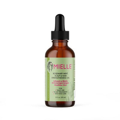 Mielle Organics Rosemary Mint Scalp & Strengthening Hair Oil 2 fl oz - Imperfect Container