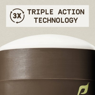 Papatui Triple Action Complex Men's Solid Antiperspirant Cedar Sport 48-Hour Sweat and Odor Protection 2.6oz - Imperfect Container