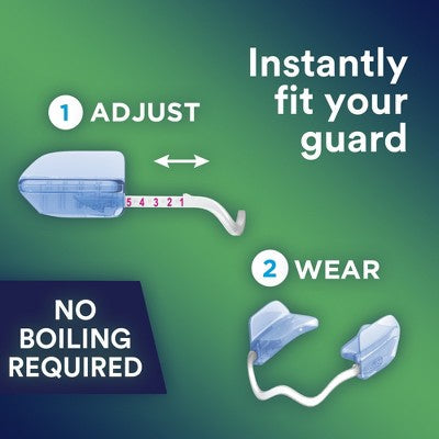 DenTek Comfort-Fit Dental Guard for Nighttime Teeth Grinding 2ct with Storage Case - Imperfect Box