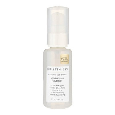 Kristin Ess Weightless Shine Working Hair Serum Frizz Taming, Smoothing, Moisture Locking 1.7 fl oz - Imperfect Box