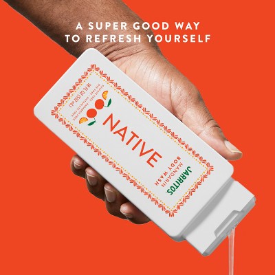 Native Body Wash for Women & Men Limited Edition Jarritos Mandarin 18 fl oz - Imperfect Container