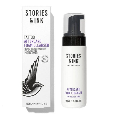 Stories & Ink Repairing Aftercare Foaming Body Cleanser 5.07 fl oz - imperfect Box