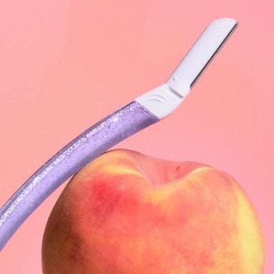 Billie Sparkle Dermaplaning Starter Kit Reusable Handle + 3 Refill Blades - Imperfect Box