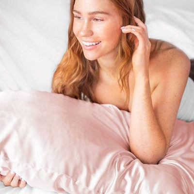 Kitsch Satin Pillowcase Pink - Imperfect Box