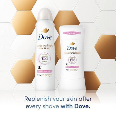 Dove Beauty Advanced Care Clear Finish 72-Hour Women's Antiperspirant & Deodorant Stick 2.6oz - New
