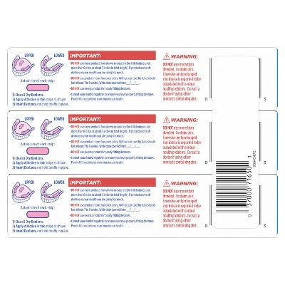Fixodent Original Complete Denture Adhesive Cream 2.4oz/3pk - Imperfect Box