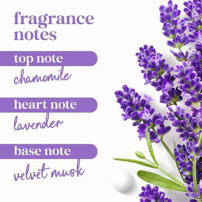 Dove Relax Body Wash Lavender & Chamomile 24hr Lotion Soft Skin 20 fl oz - Imperfect Container