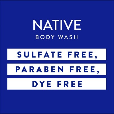 Native Sulfate Free Body Wash Coconut; Vanilla 36 fl oz - Imperfect Container