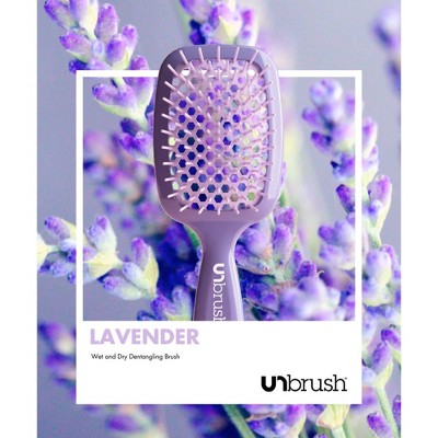 UNbrush Detangler Hair Brush Lavender Dark Purple - Imperfect Box