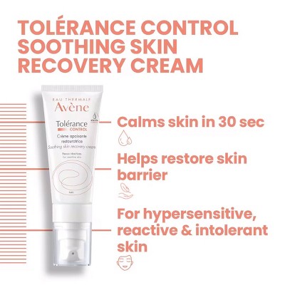 Avene Tolerance Control Soothing Skin Recovery Face Cream 1.3 fl oz - Imperfect Box