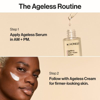 Honest Beauty Ageless Firm and Even Serum with Vegan Collagen and Niacinamide 1.0 fl oz - Imperfect Box