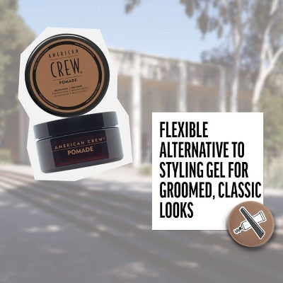 American Crew Men's Medium Hold and High Shine Hair Pomade Gel 3oz - New