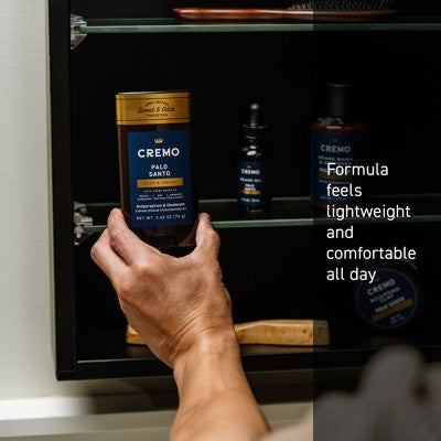 Cremo Solid Antiperspirant Palo Santo 2.65oz - New