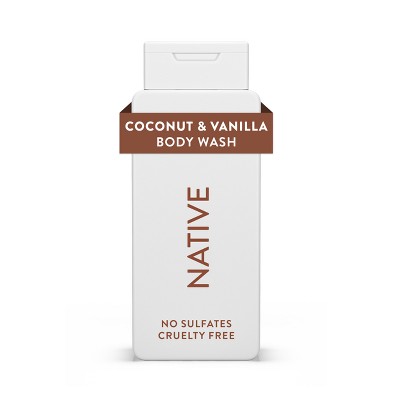 Native Sulfate Free Body Wash Coconut & Vanilla 18 fl oz - Imperfect Container