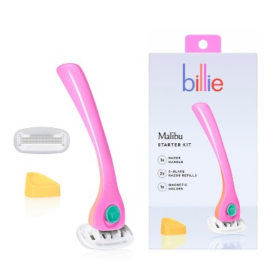 Billie Women's Malibu Razor Kit  1 Handle + Magnetic Holder + 2 Blade Refills - Imperfect Box