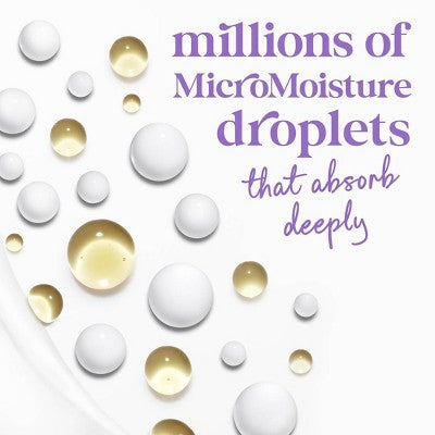 Dove Relax Body Wash Lavender & Chamomile 24hr Lotion Soft Skin 20 fl oz - Imperfect Container