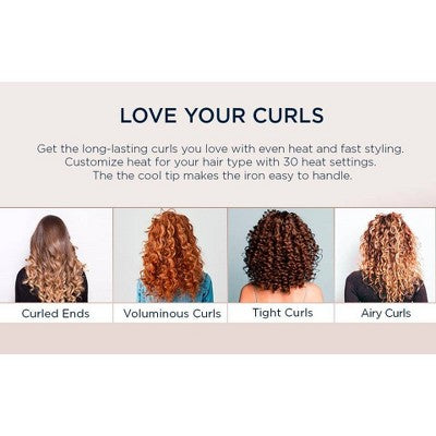 Conair Double Ceramic Curling Iron - 3/4" - Imperfect Box