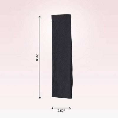 Scunci by Conair No Damage Stretch Fabric Headbands Black  5pcs - New