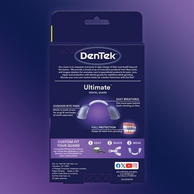 DenTek Ultimate Dental Guard For Nighttime Teeth Grinding with SmartFit Tray - Imperfect Box