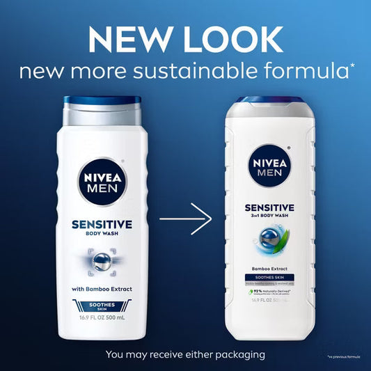 NIVEA Sensitive Body Wash with Bamboo Extract