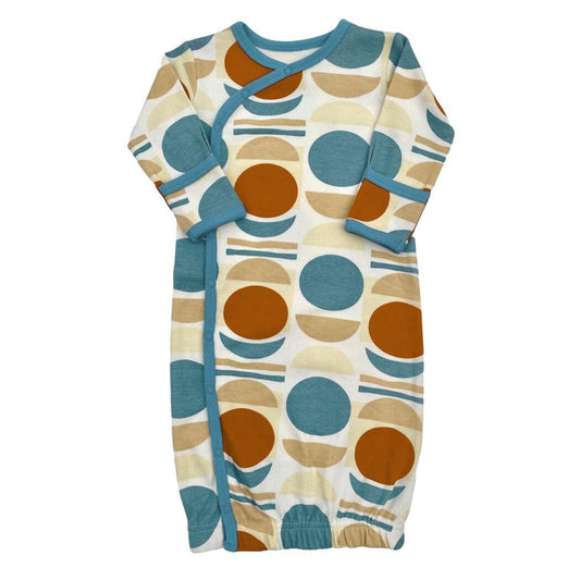 GOTS Certified Organic Cotton Gown - Geometric Moon