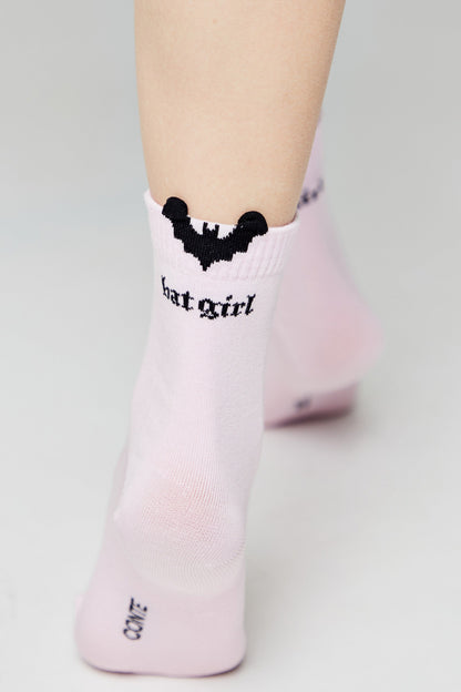 Cotton Socks Conte Classic 245 - Picot "Batgirl"