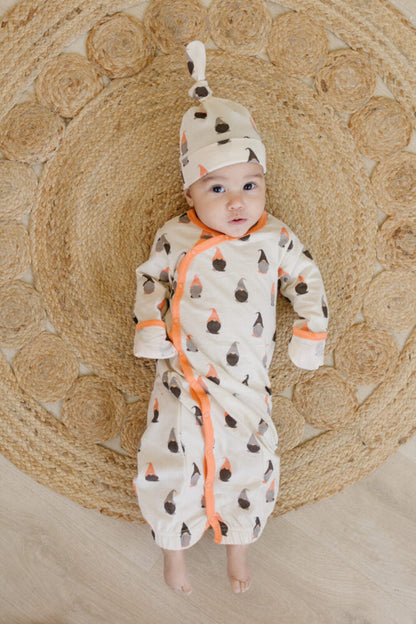 GOTS Certified Organic Cotton Gown - Gnome