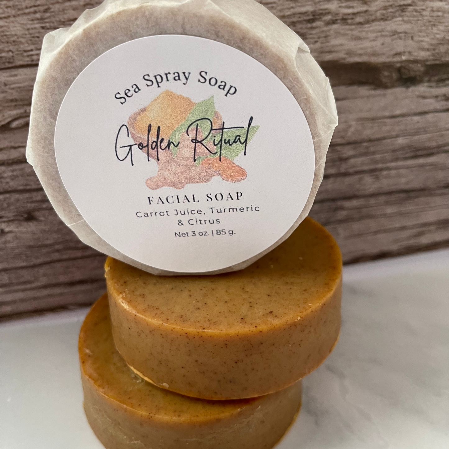 Golden Ritual Turmeric Infused Facial Soap