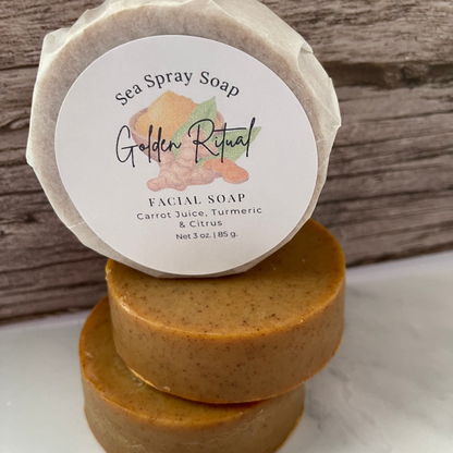 Golden Ritual Turmeric Infused Facial Soap