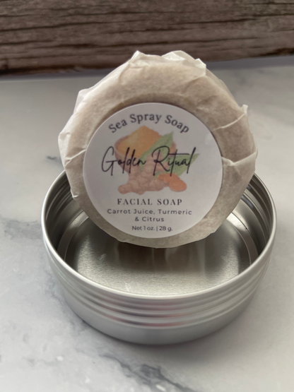 Golden Ritual Turmeric Infused Facial Soap