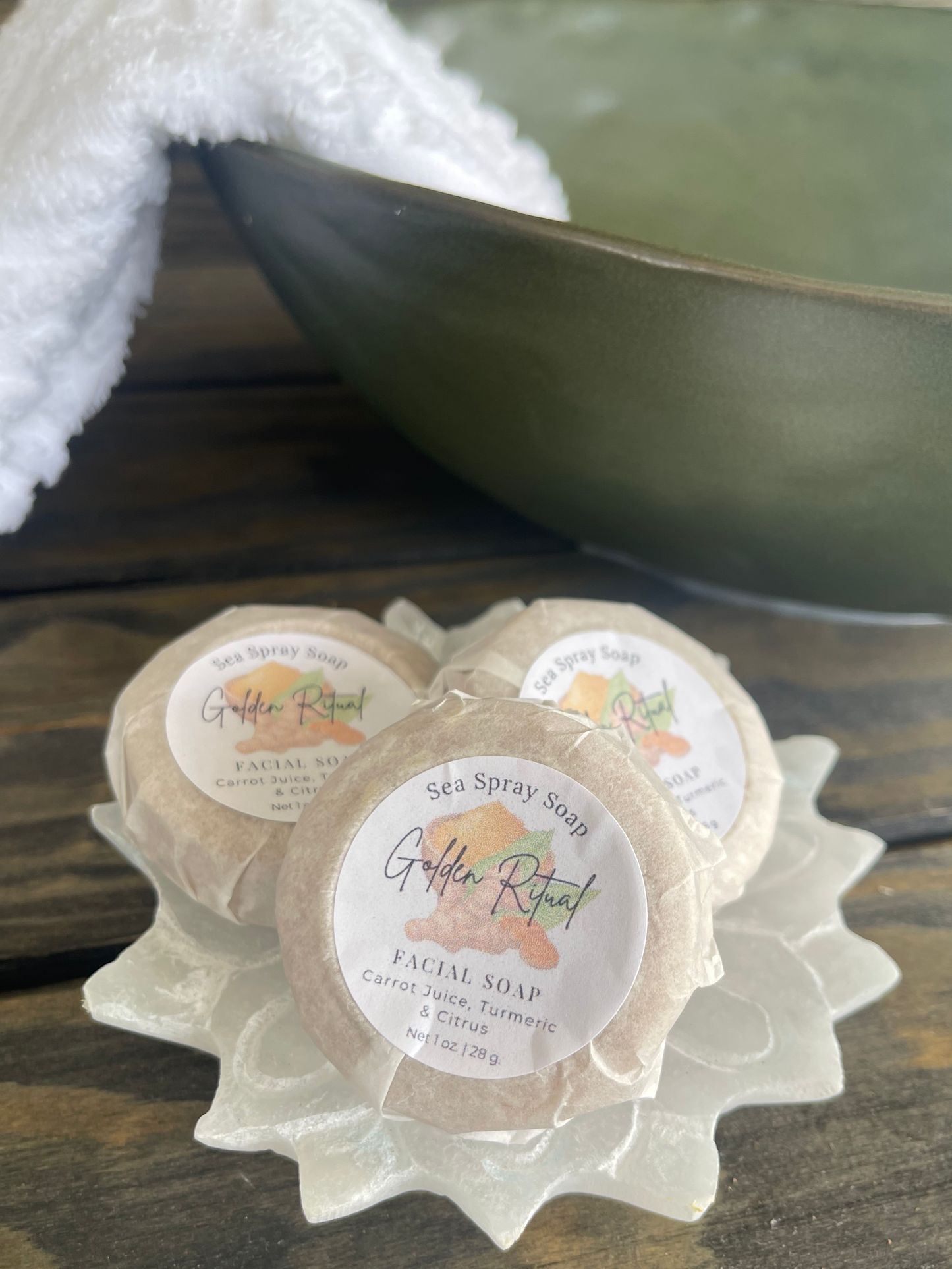 Golden Ritual Turmeric Infused Facial Soap