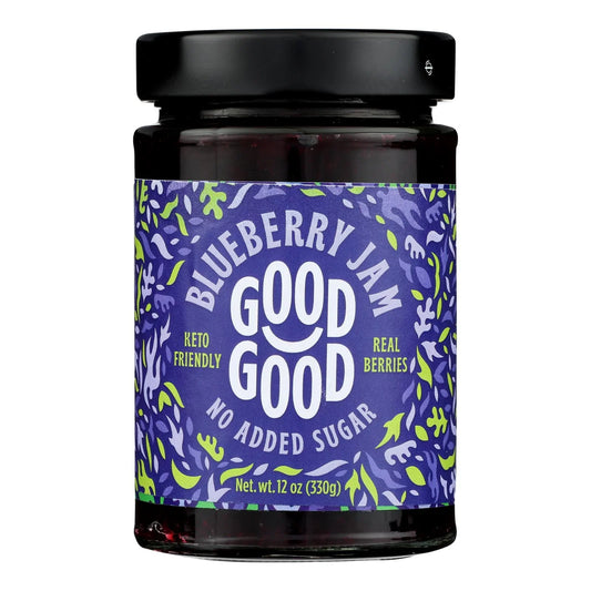 Good Good - Blackberry Jam, 12 oz (Pack of 6) - Gluten-Free Fruit Spread