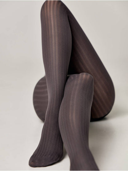 Conte Voyage 60 Den - Fantasy Women's Tights with relief vertical weave (19С-239СП)