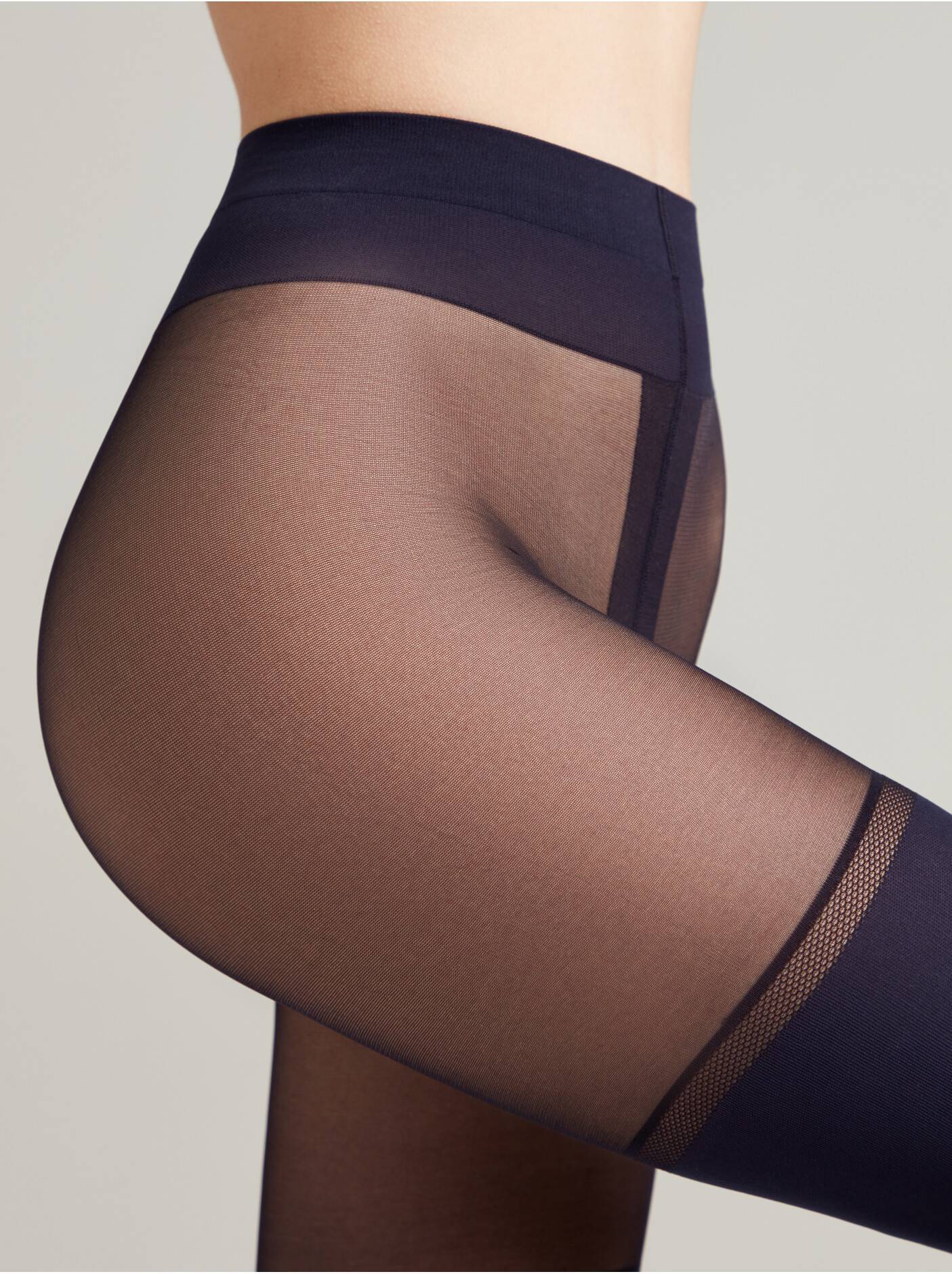 Conte Chance 50 Den - Fantasy Opaque Women's Tights with Imitation Golfs (16С-136СП)