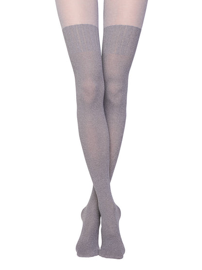 Conte Erica 60 Den - Fantasy Opaque Women's Tights with Imitation Mélange Golfs (12С-7СП)