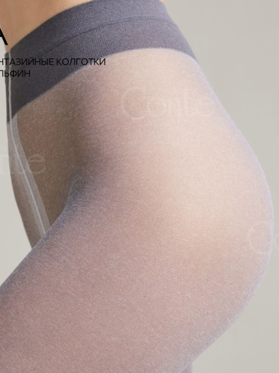 Conte Erica 60 Den - Fantasy Opaque Women's Tights with Imitation Mélange Golfs (12С-7СП)