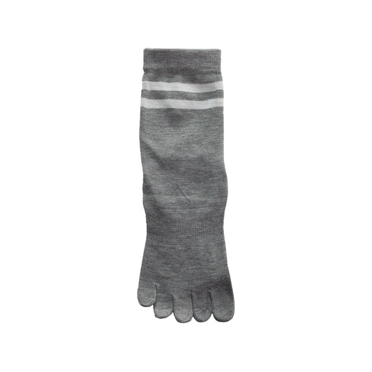 Pilates Grip Sock - Tube Grey