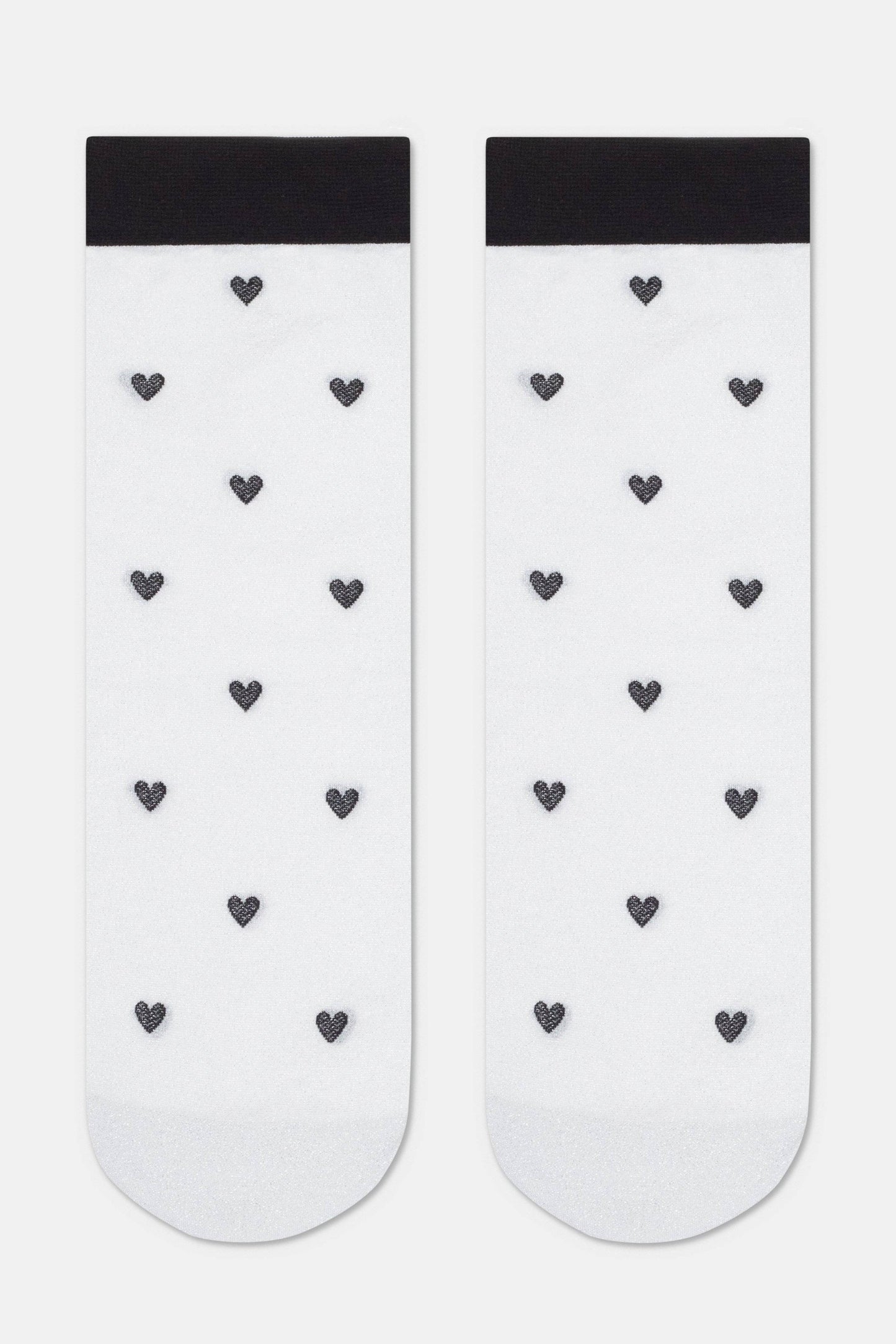 Shimmering Socks Conte Fantasy - "Hearts" Designs